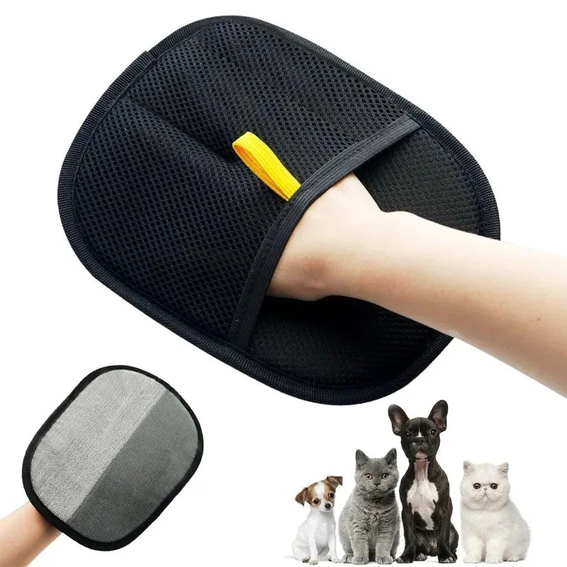 Pet Hair Remover Gloves Static Deshedding Brush for Dogs Cats Multi-Surface Cleaning Tool for Sofa Carpet Clothes Lint - Pet Supplies from Linloft.