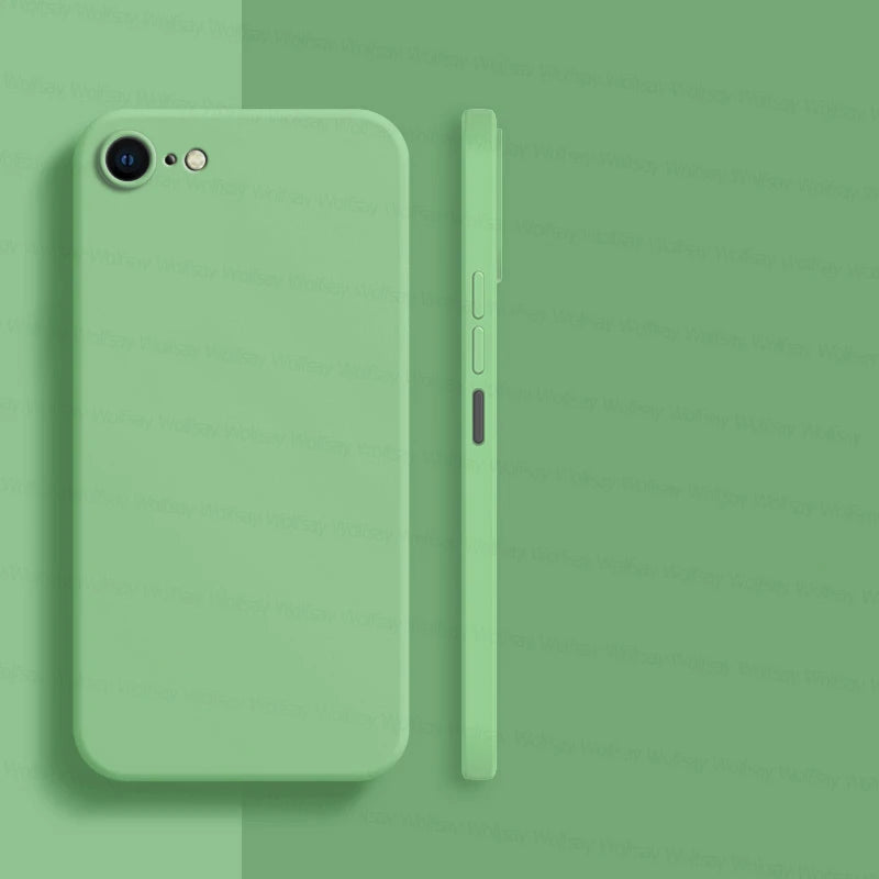 Soft Liquid Silicone Case for iPhone SE and 8 - Electronics & Accessories from Linloft.