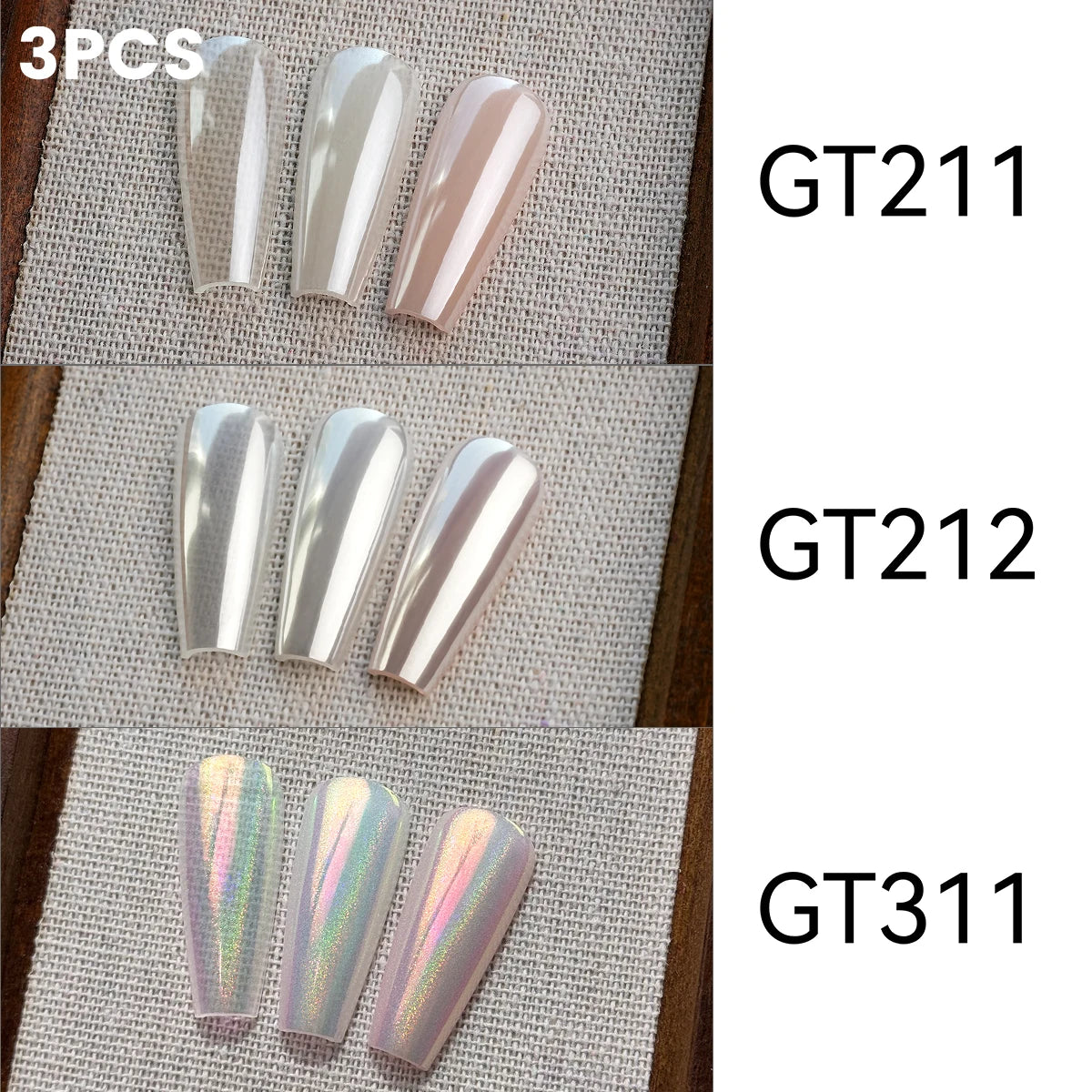 Aurora Chrome Nail Powder, 6 Colors - Beauty & Personal Care from Linloft.