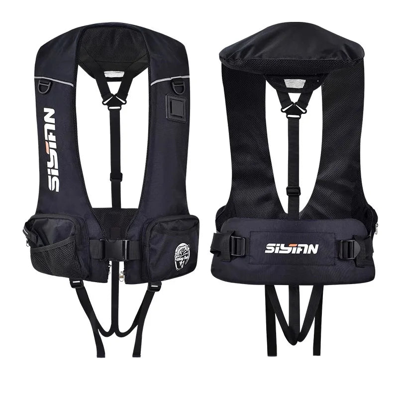 Adult Fishing Life Jacket Large Buoyancy Rock Luya Fishing Vest with Big Pocket Boat Vest Professional Sea Fishing Float Suit - Fishing Tackle from Linloft.