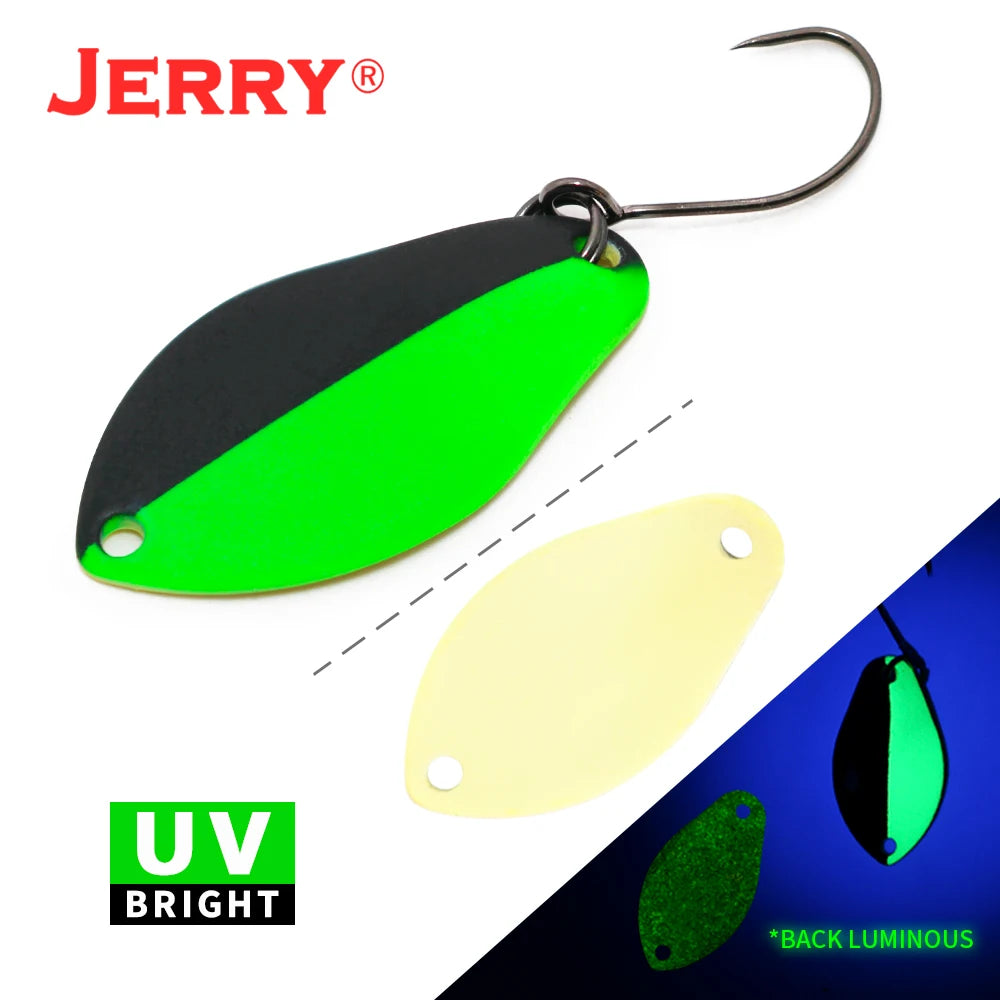 Jerry Cassiopeia Trout Spoon Fishing Lure Saltwater Artificial Bait With Sharp Hooks 2g 3g Bass Spoon Pecsa Tackle - Fishing Hooks from Linloft.