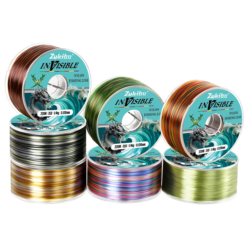 Durable Aqua Green Monofilament Fishing Line