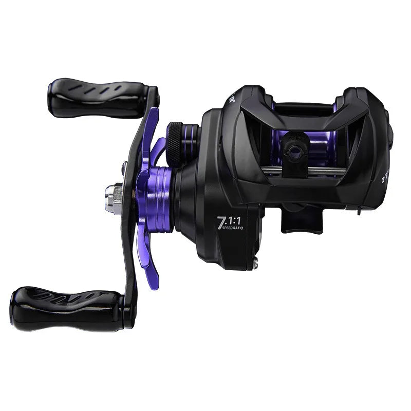 YT-DC Smart DC Baitcasting Reel Long cast all-purpose Built-in Drag Clicker 186g Fishing Coil