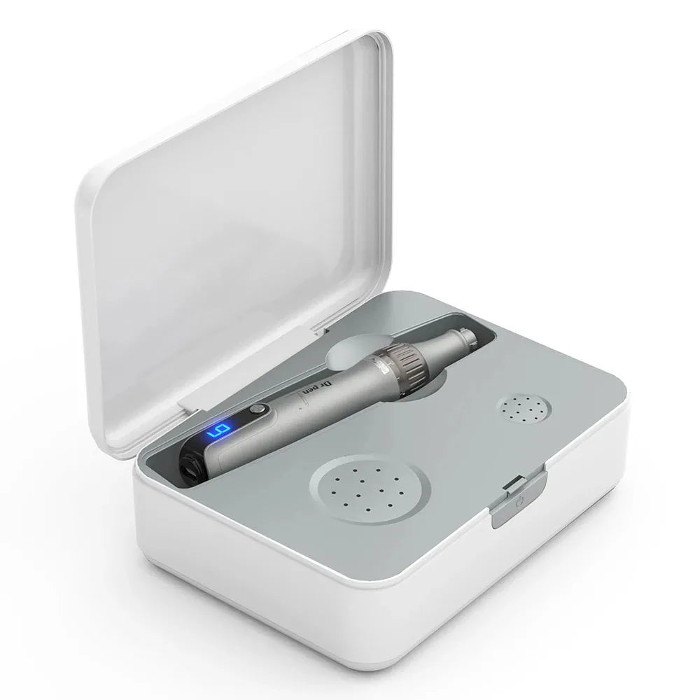 Derma Pen M8S Kit Wireless Microneedling Pen 3L Connector Skin Care Beauty Machine With 12pcs 0.2mm Needle Cartridge