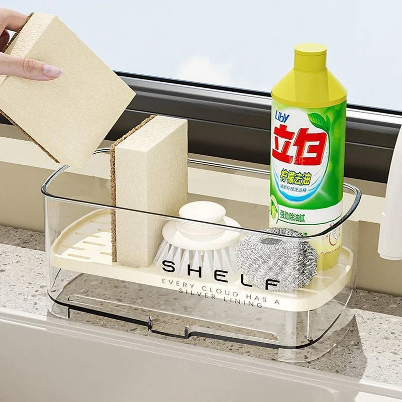 Sink Sponge Drain Rack Organizer