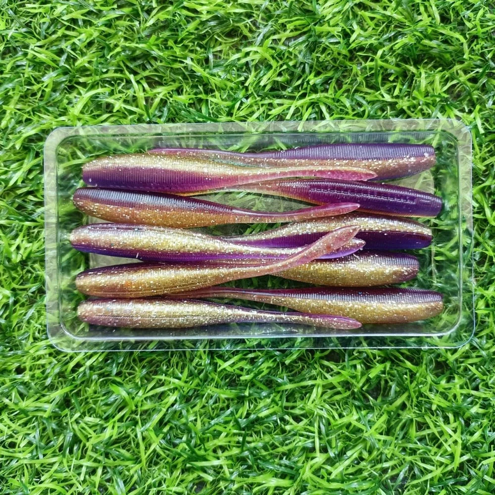 Salted Straight Tail Shad Stick Lure - Fishing Tackle from Linloft.