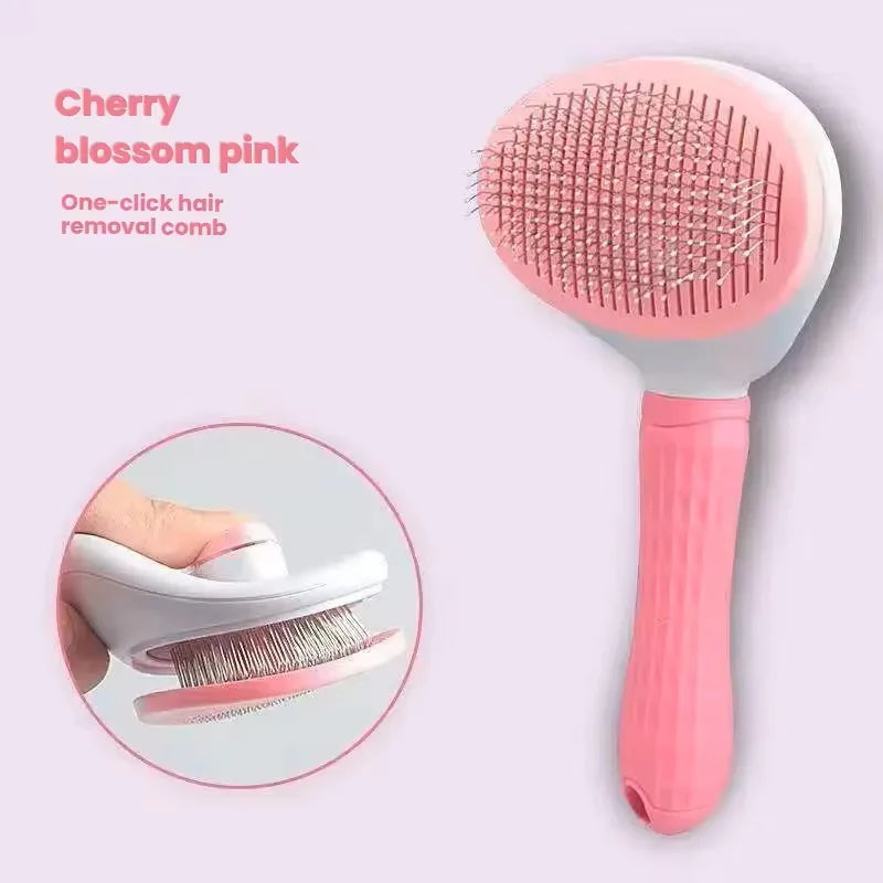 Dog Hair Remover Brush Cat Dog Hair Grooming And Care Comb For Long Hair Dog Pet Removes Hairs Cleaning Bath Brush Dog Supplies - Pet Supplies from Linloft.
