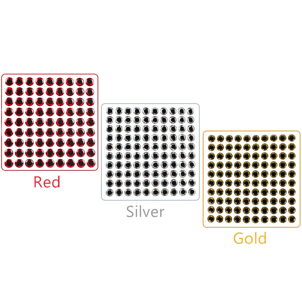 Fly Fishing Eyeball Holographic Simulation 3mm 4mm 5mm 6mm Fishing Lure Eyes Artificial Fish Eyes 3D Fish Eyes DIY Eyes
