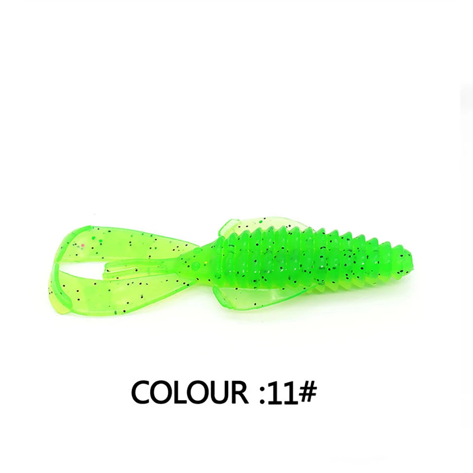 Bionic Fan-Tail Soft Lure Set - Fishing Tackle from Linloft.
