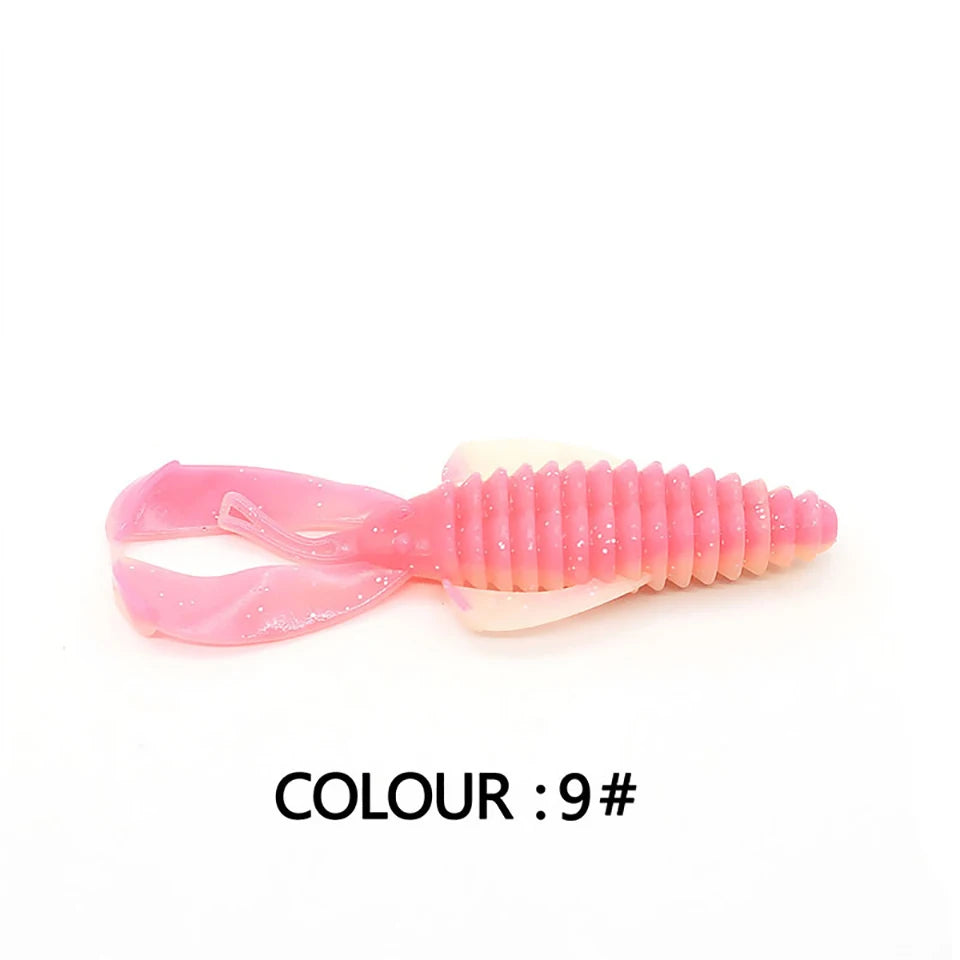 Bionic Fan-Tail Soft Lure Set - Fishing Tackle from Linloft.