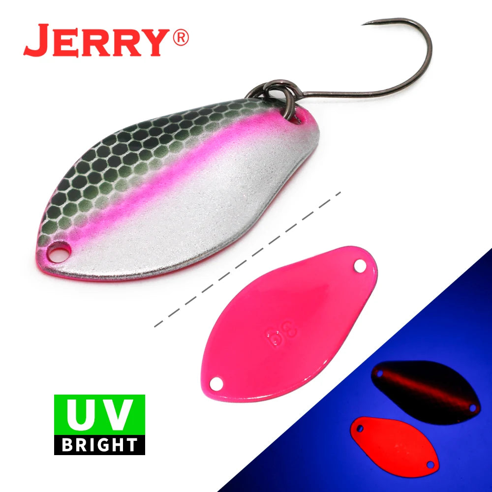 Jerry Cassiopeia Trout Spoon Fishing Lure Saltwater Artificial Bait With Sharp Hooks 2g 3g Bass Spoon Pecsa Tackle - Fishing Hooks from Linloft.