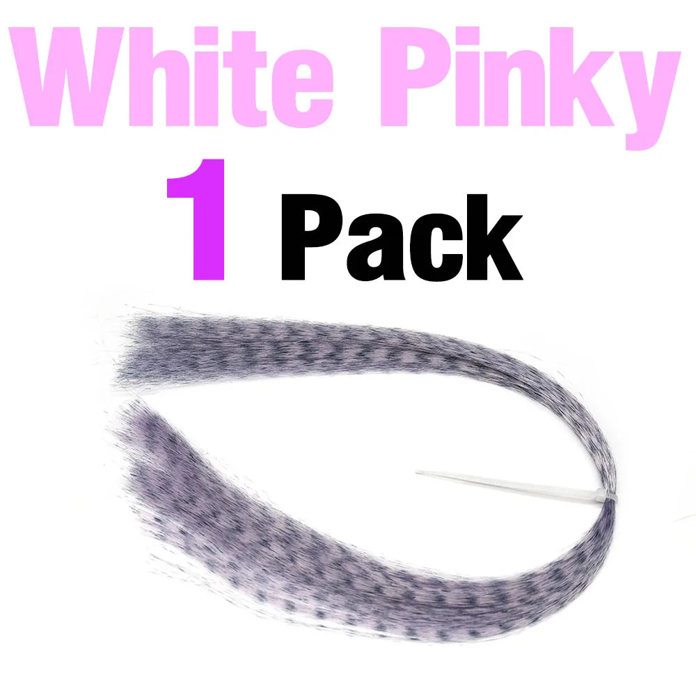 Barred Streamer Fly Tying Fibers, 12 Colors - Fishing Tackle from Linloft.
