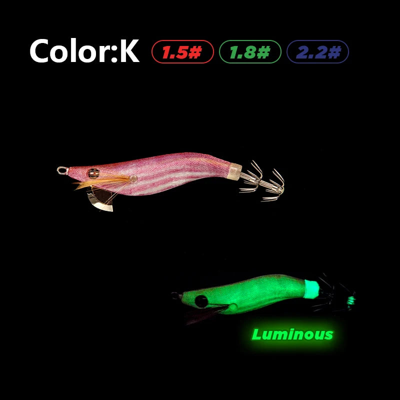 Luminous Mini Squid Jig - Fishing Tackle from Linloft.