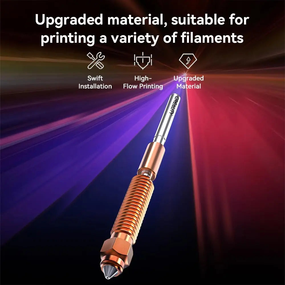 Creality 'Unicorn' Quick-Swap 0.4mm Nozzle for Creality K1 Max /K1C/K1 SE / Ender-3 V3 / Ender-3 V3 Plus