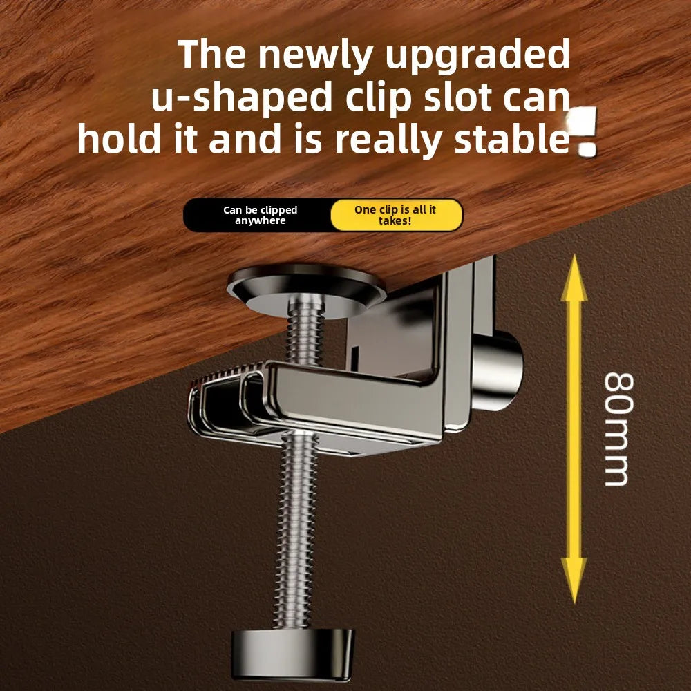 Adjustable Tablet Stand 360-degree Rotation 3 Sections Arms Bedside Phone Holder for 5-12Inch Phone Ipad Pro Mini for Xiaomi - Electronics & Accessories from Linloft.
