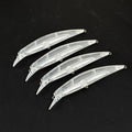20Pcs Unpainted Minnow Lures 110mm 25g Heavy Weight Sinking Bait Long-range Fishing Bait for Sea Bass Twitch Artificial Bait
