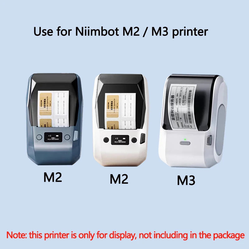 Niimbot M2/M3 White Label Paper Self-adhesive Heat Transfer Printing Waterproof Sticker for Niimbot M2/M3 Printer - Office Supplies from Linloft.