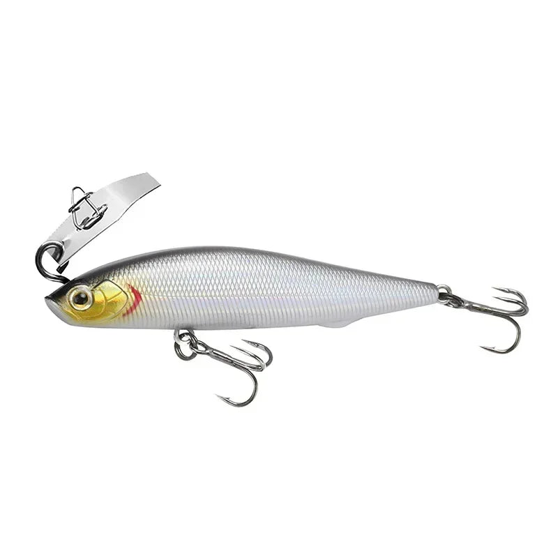 Sinking Pencil Spinner Fishing Lures Vibrate Wobbler Rap Chatterbait 10g 14g Metal Jig Buzzbait Carp Bass Trout Bait Pesca - Fishing Tackle from Linloft.