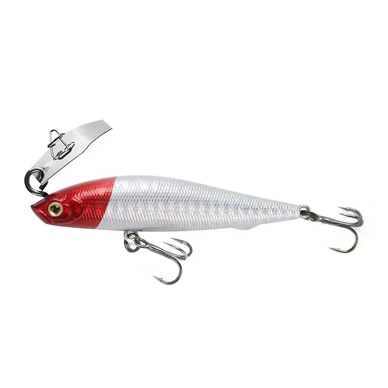 Sinking Pencil Spinner Fishing Lures Vibrate Wobbler Rap Chatterbait 10g 14g Metal Jig Buzzbait Carp Bass Trout Bait Pesca - Fishing Tackle from Linloft.