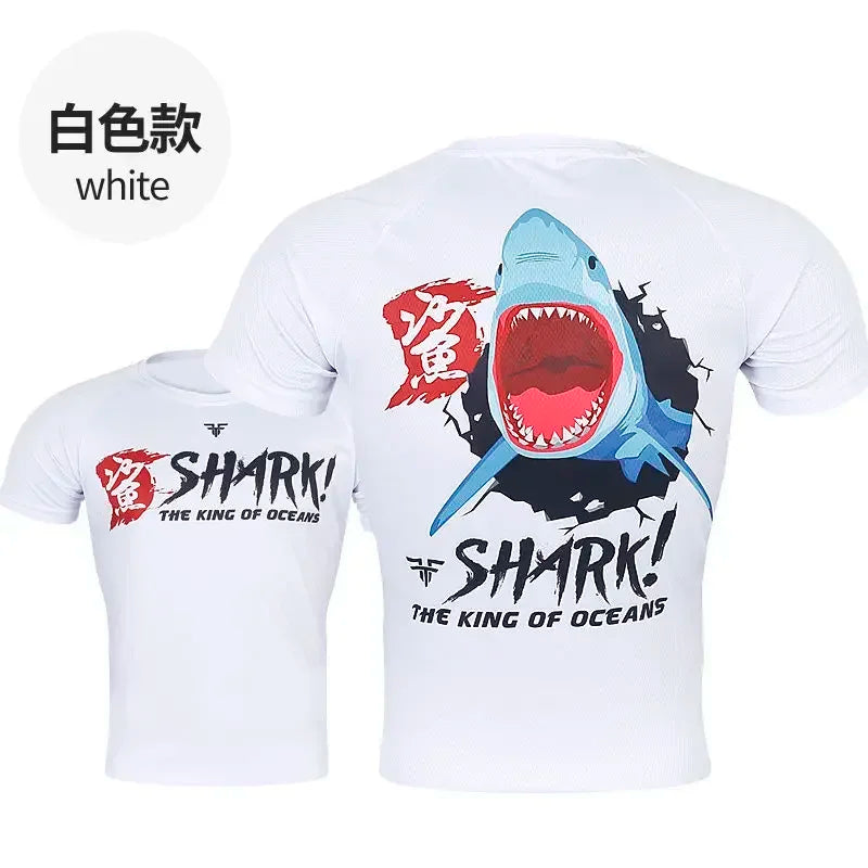 Short Sleeve Fishing Suit with Ice Silk, Quick Drying T-Shirt, Breathable Sun Protection, Lure Sea Fishing Clothes - T-Shirts from Linloft.