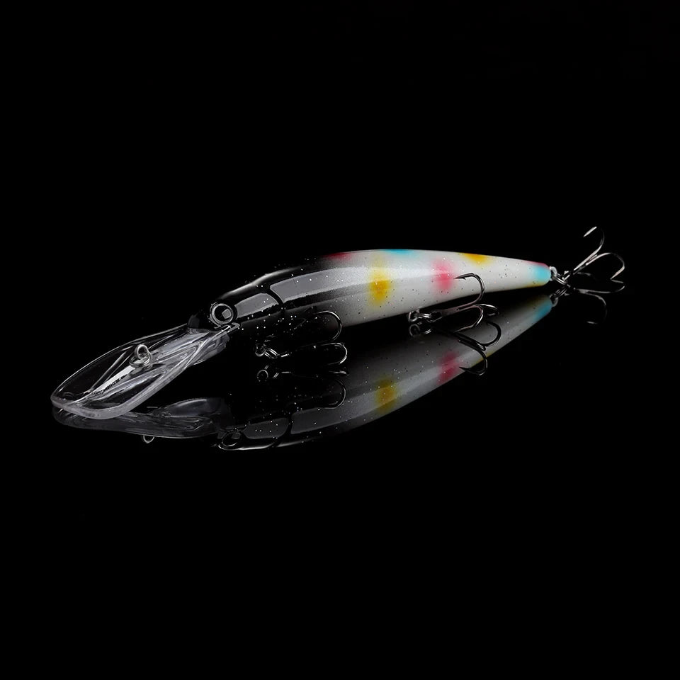 Floating Trolling Minnow Lure, 120mm - Fishing Tackle from Linloft.