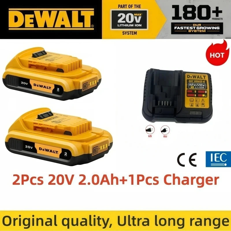 Original Dewalt 20V/60V 9.0Ah Power Tool Battery DCB206 DCB205 DCB200 DCF887 DCG405 DCD791 DCF922 DCF850 DCD805 Tool Battery