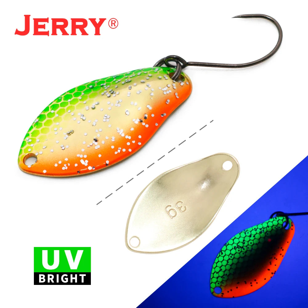 Jerry Cassiopeia Trout Spoon Fishing Lure Saltwater Artificial Bait With Sharp Hooks 2g 3g Bass Spoon Pecsa Tackle - Fishing Hooks from Linloft.