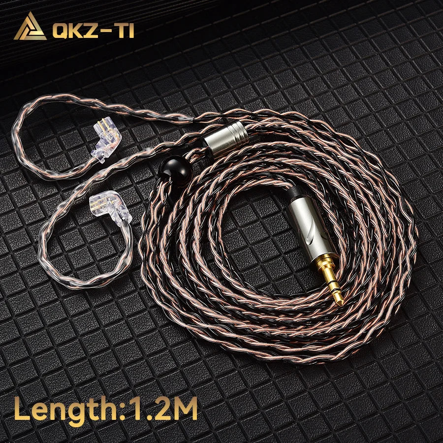 Silver-Plated Upgrade Cable for KZ Earphones - Electronics & Accessories from Linloft.