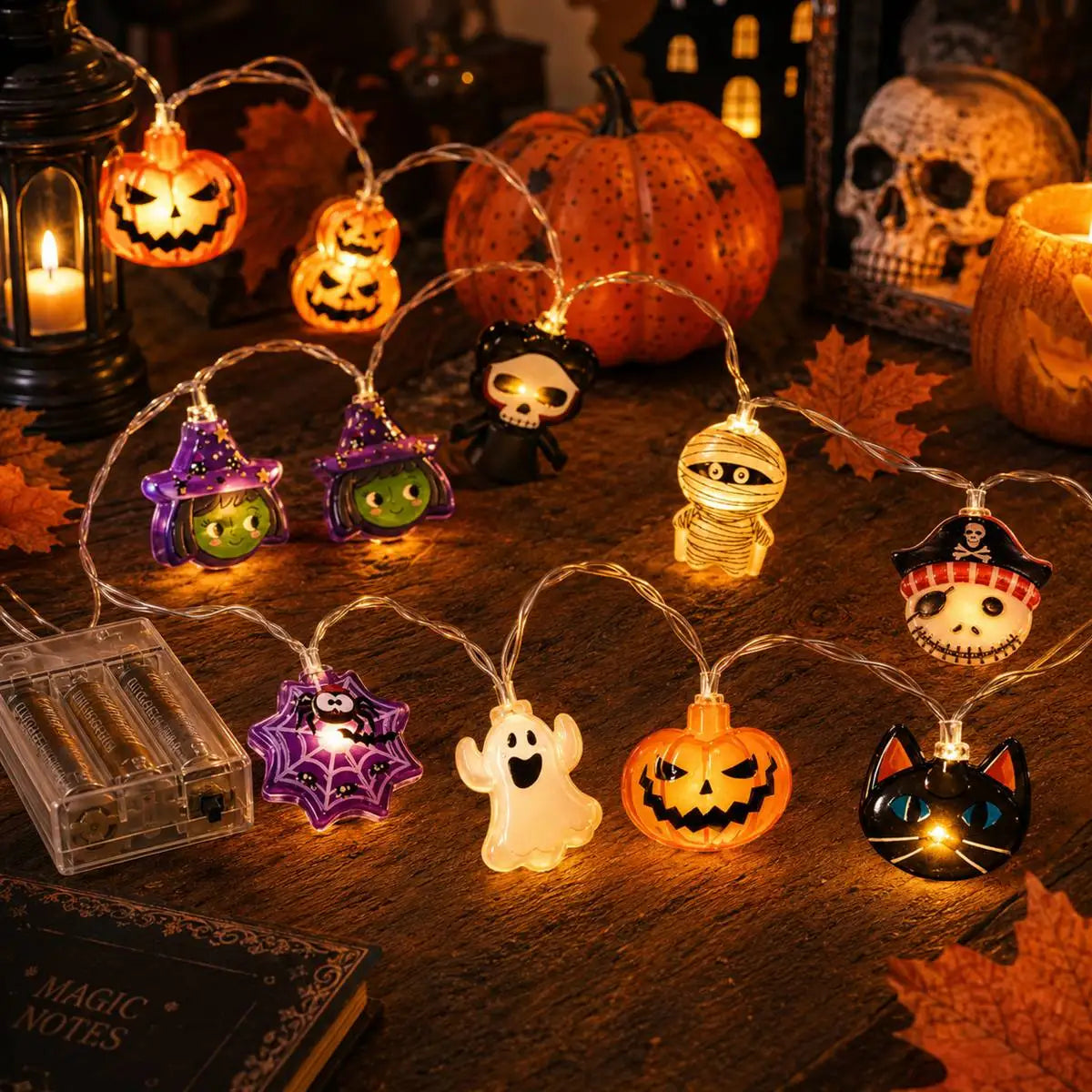Halloween LED String Lights - String & Fairy Lights from Linloft.