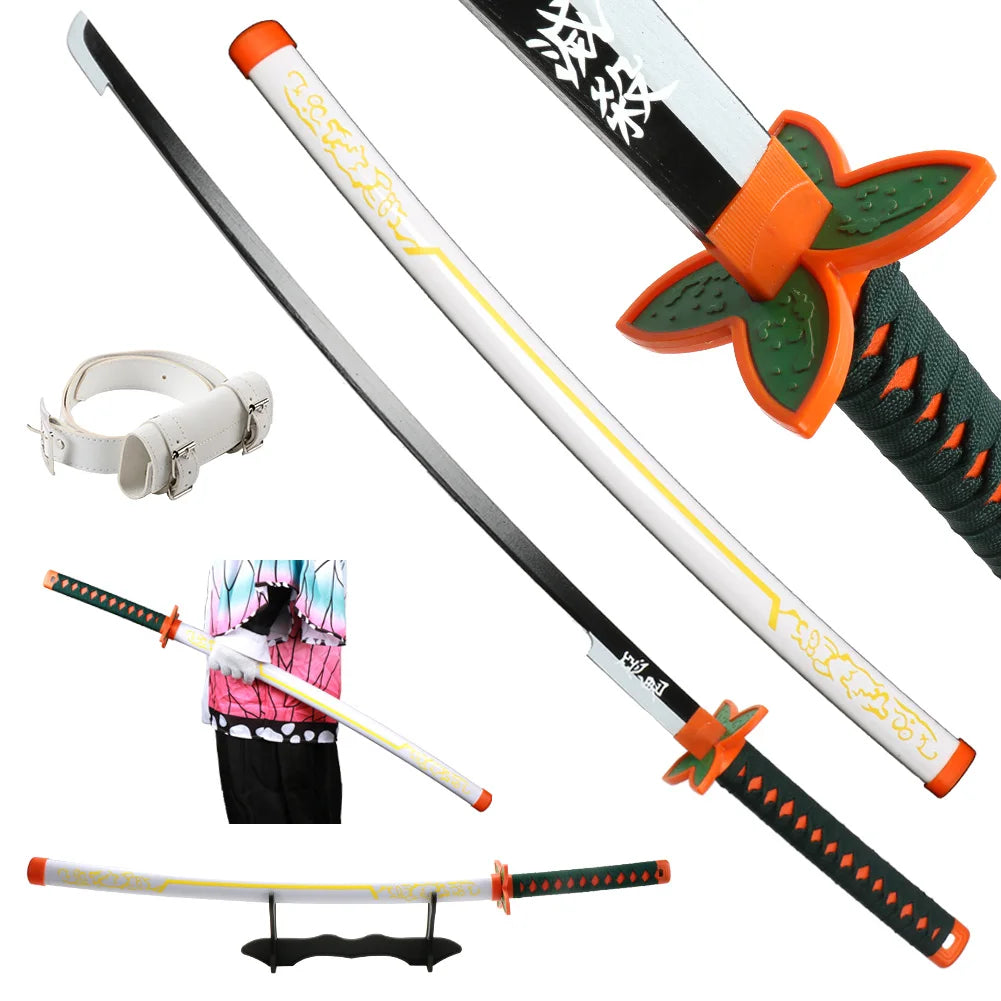 41-Inch Anime Cosplay Katana with Belt - Apparel & Accessories from Linloft.