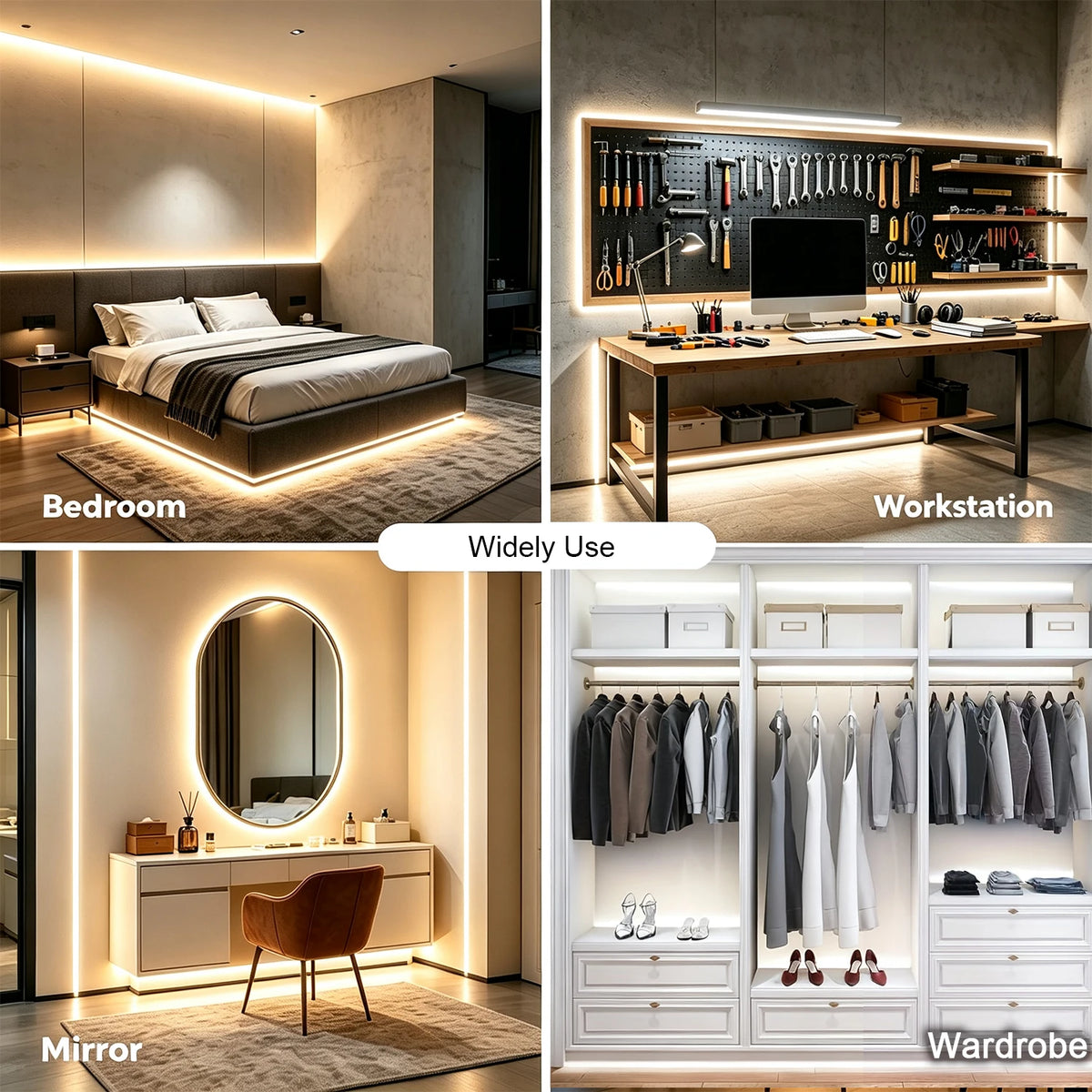 USB LED Strip Lights with Dimmer