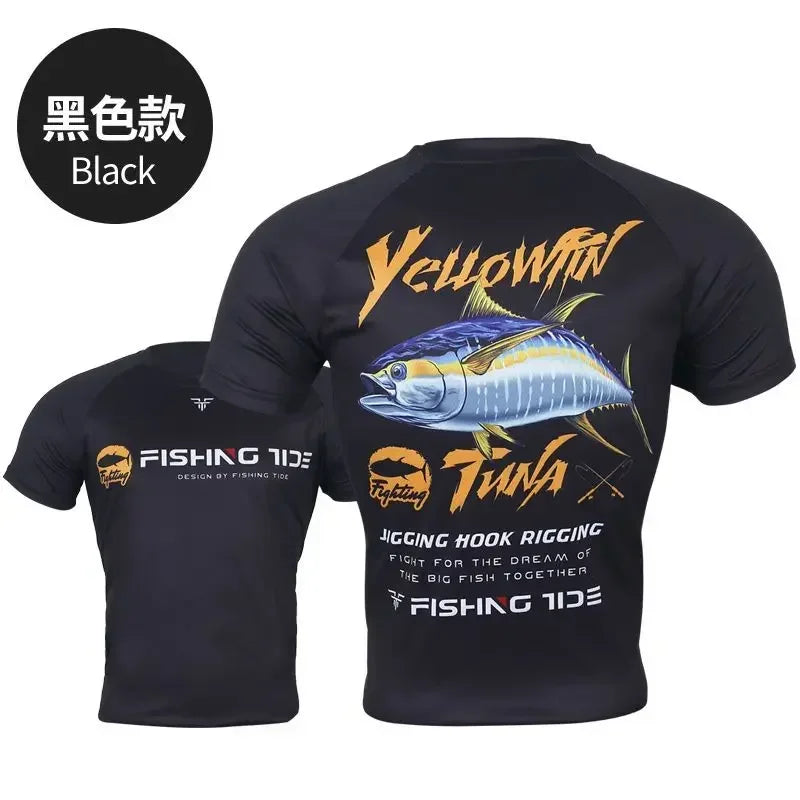 Quick-Dry Sun Protection Fishing Shirt - T-Shirts from Linloft.
