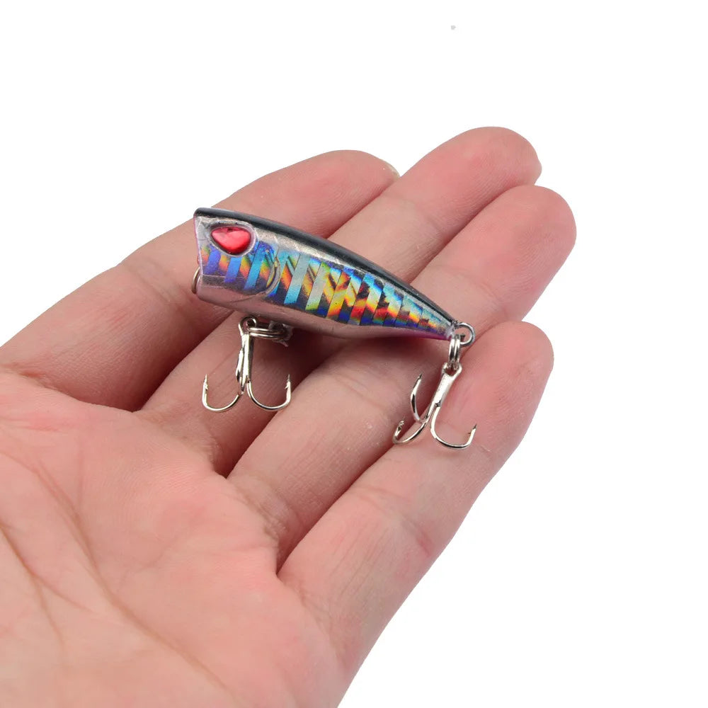 Mini Topwater Popper Lure, 4cm