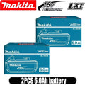 6Ah 100% Original Makita 18V Battery BL1860B Rechargeable Lithium-Ion Battery for Makita 18V Power Tools Replace the Battery.