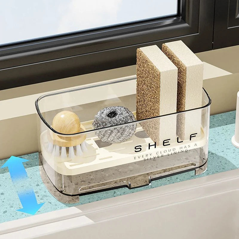 Sink Sponge Drain Rack Organizer