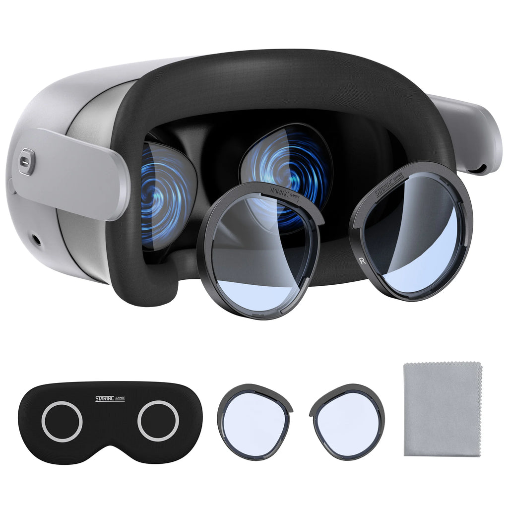 STARTRC Lens Protector Set Compatible with Meta Quest 3S Accessories, Soft Lens Protector Cover, Glasses Spacer with Blue Light Blocking Glasses for Oculus Quest 3S/Quest 2 (Not Fit for Quest 3) - Camera & Optic Accessories from Linloft.