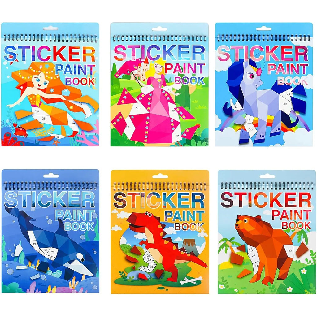 Sticker by Number Book for Kids