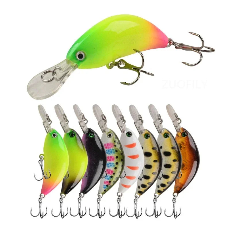 1Pcs Minnow Fishing Lures 4g 5cm Wobbler Slow Sinking Artificial Plastic Hard Bait Crankbait for Bass Pike Pesca Fishing Tackle
