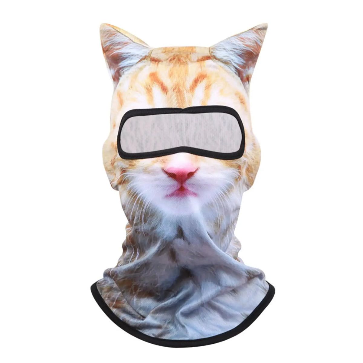 3D Cat Face Ski Balaclava - Apparel & Accessories from Linloft.