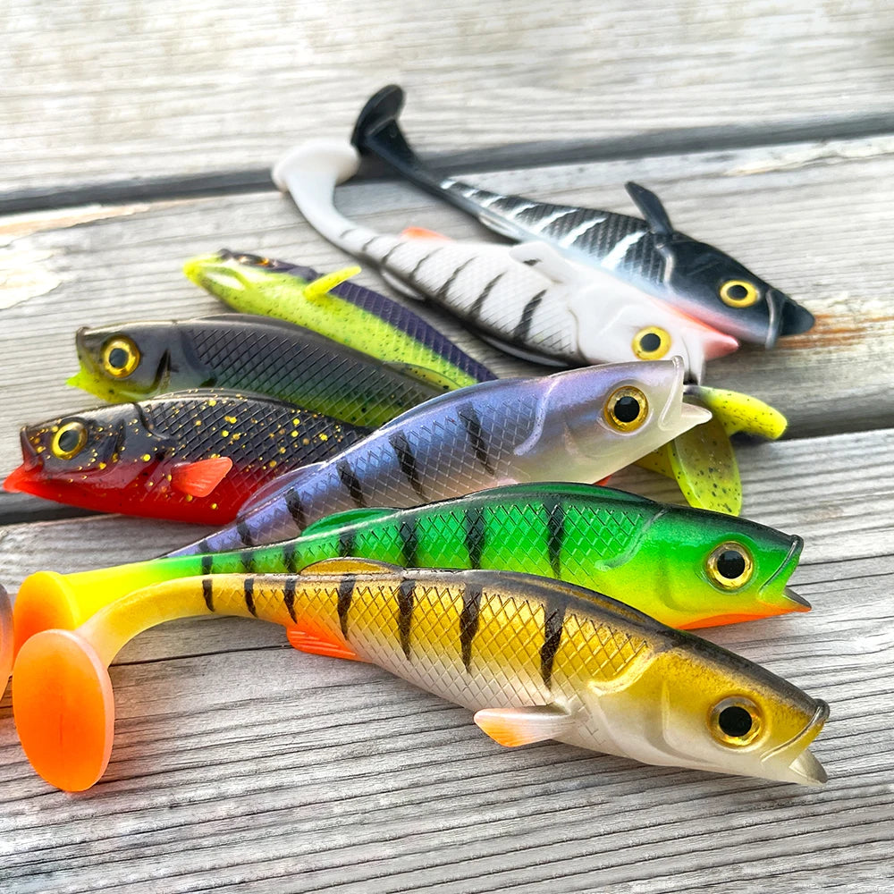 Vigour Perch Swimbait Pike Perch Zander Soft Bait Uv 7cm 11cm 14cm Dropshot Weedless Rubber Fish Scented Shad For Jig Head Rig