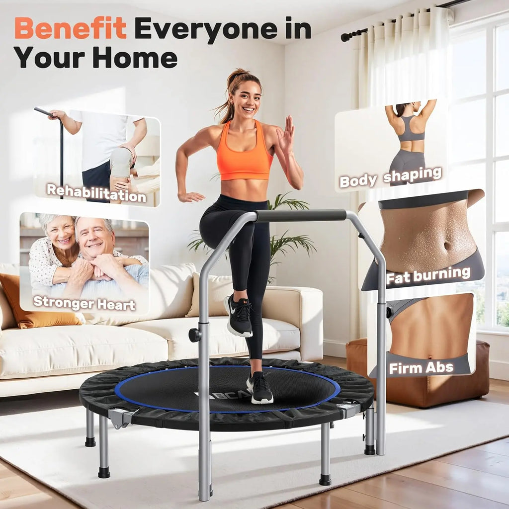 Foldable Mini Fitness Trampoline