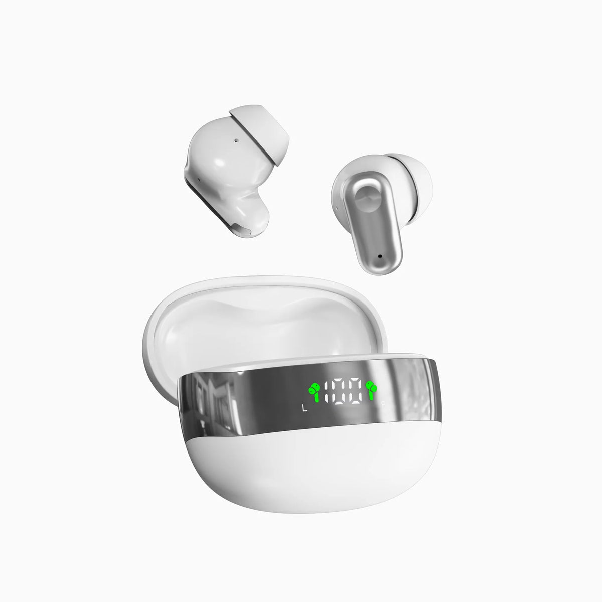 Mini Wireless Headphones with LED Display - Electronics & Accessories from Linloft.