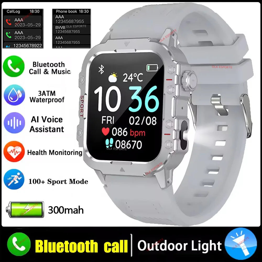 Rugged Smartwatch with Calls and GPS - Electronics & Accessories from Linloft.