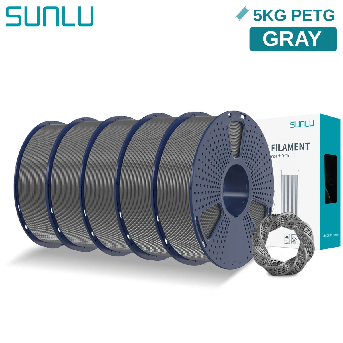 PETG 3D Printer Filament, 1.75mm 5kg - 3D Printing Accessories from Linloft.