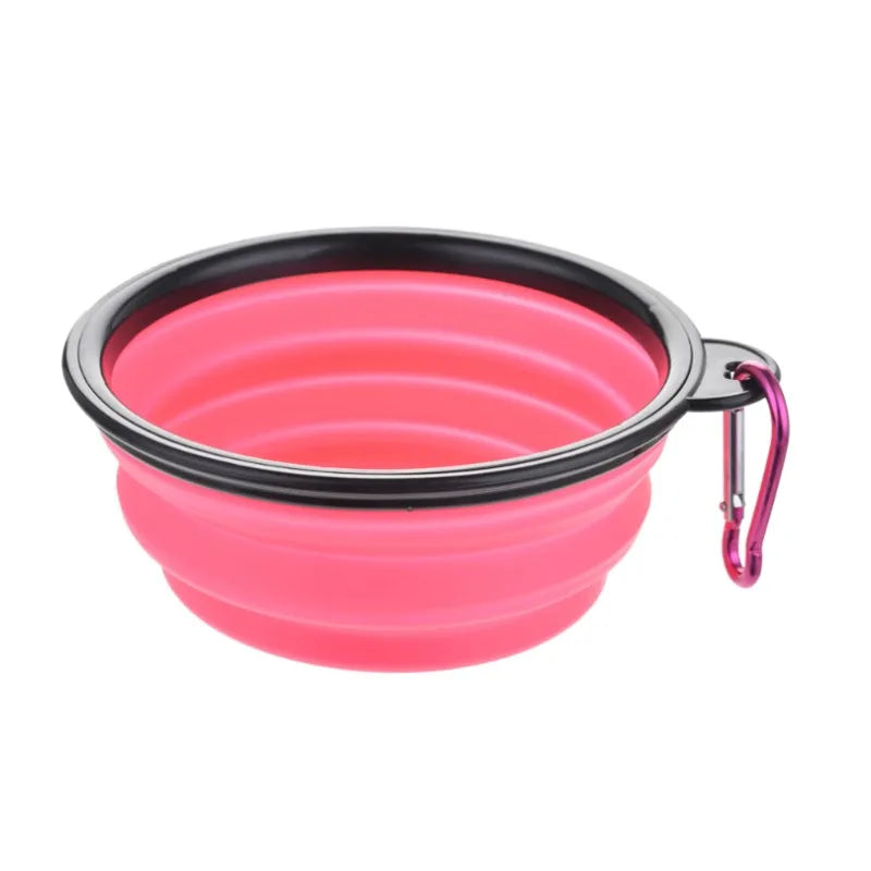 Collapsible Silicone Pet Food Bowl