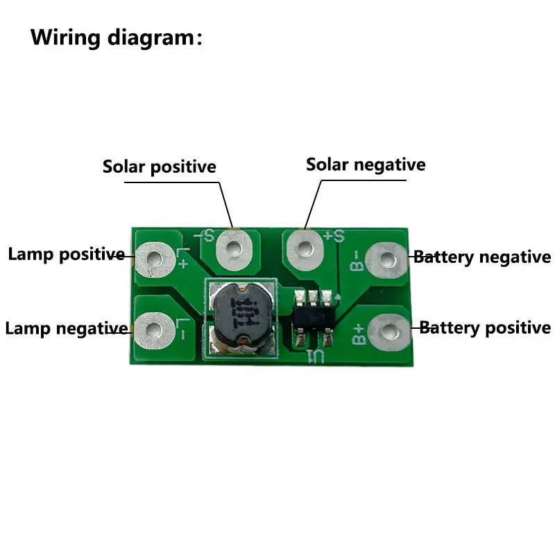 1.2V Light Control Always Bright Solar Double-sided Road Circuit Control Board Module