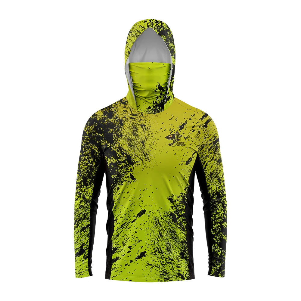 UPF 50+ Hooded Camo Fishing Shirt - Fishing Tackle from Linloft.