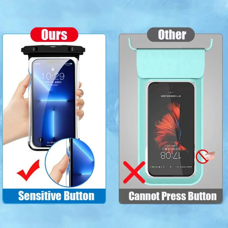 Universal Waterproof Swimming Phone Pouch - Electronics & Accessories from Linloft.