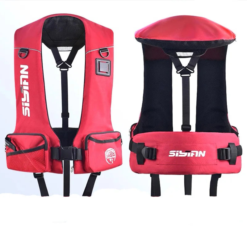High-Buoyancy Fishing Life Jacket with Pockets - Fishing Tackle from Linloft.