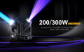 SHEHDS 200W/300W Beam/3in1 LED Moving Head Spot Wash Light  Professional For DJ Disco Wedding Concert Theater Wedding Christmas